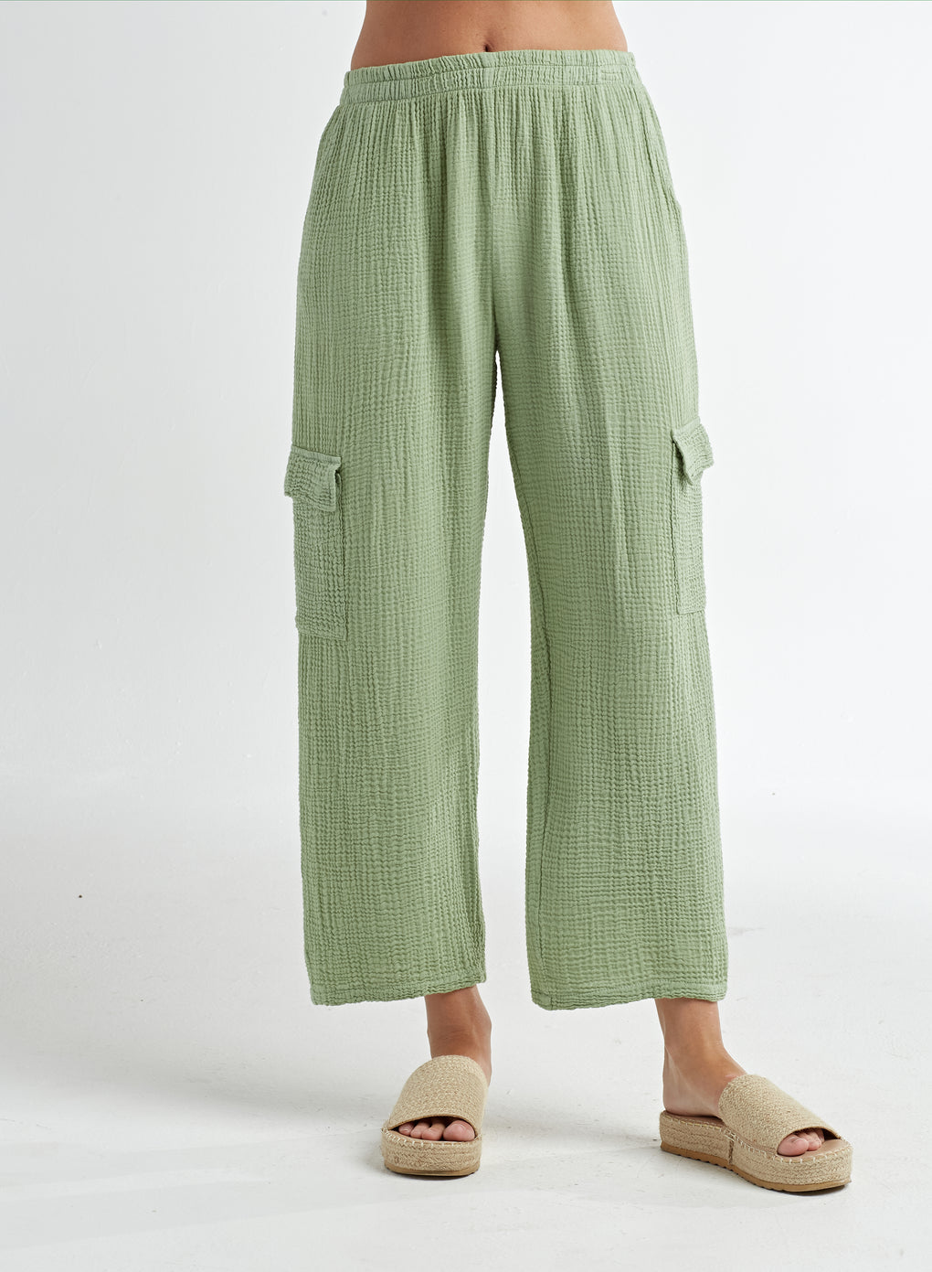 Gauze Cargo Pant
