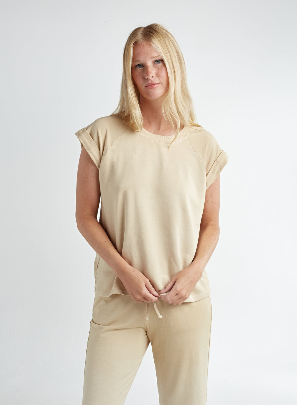 Folded Sleeve Tee